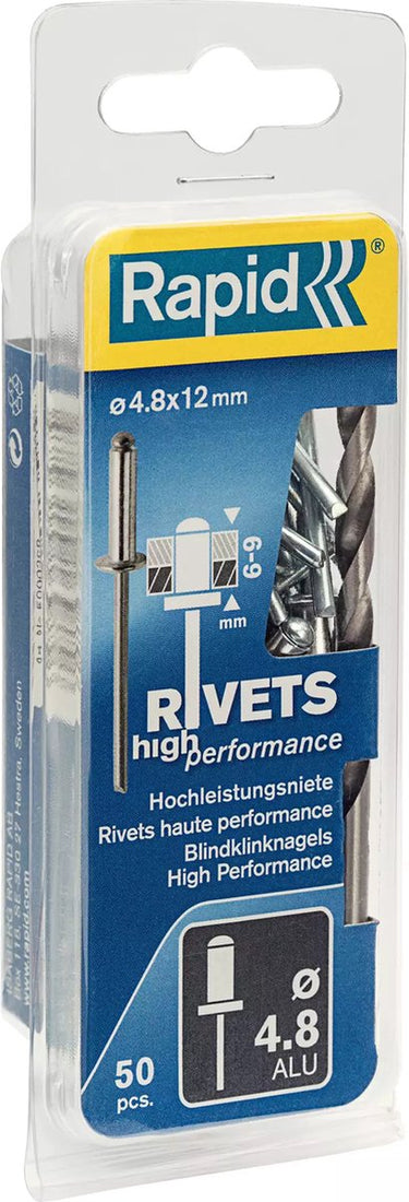 Rapid high performance klinknagel ø4.8 x 12 mm - 5000388