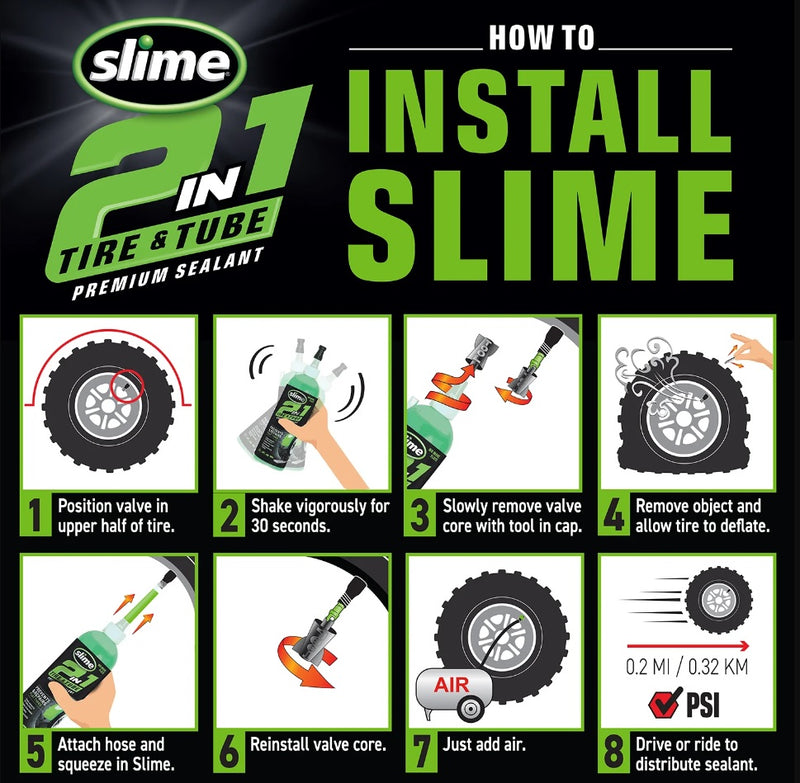 Load image into Gallery viewer, Slime 2-in-1 banden binnenbanden anti-lek middel 3.78 ltr
