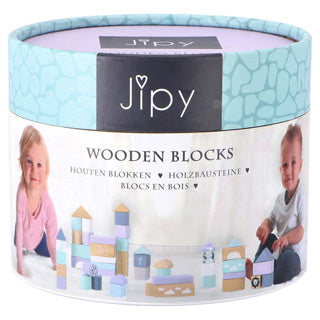 Load image into Gallery viewer, Jipy blokkenton hout uni 48-delig
