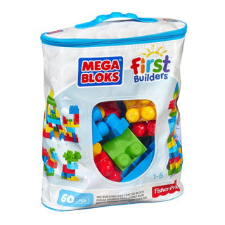 Afbeelding laden in galerijviewer, Mega bloks grote bouwtas - 60 blokken - classic bouwstenen voor 1+ jaar
