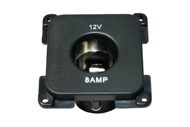 C-line 12 volt stopcontact camper en caravan zwart