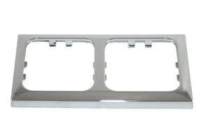 Opal afdekraam 2 voudig chroom