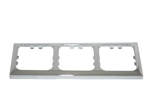 Opal afdekraam 3 voudig chroom