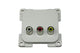 C-line video en audio contactdoos wit