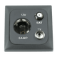 C-line 12 volt contactdoos met antenne en satelliet aansluiting met opal afdekraam antraciet - zonder verkoopverpakking
