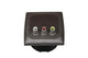 C-line video en audio contactdoos met opal afdekraam bruin - zonder verkoopverpakking