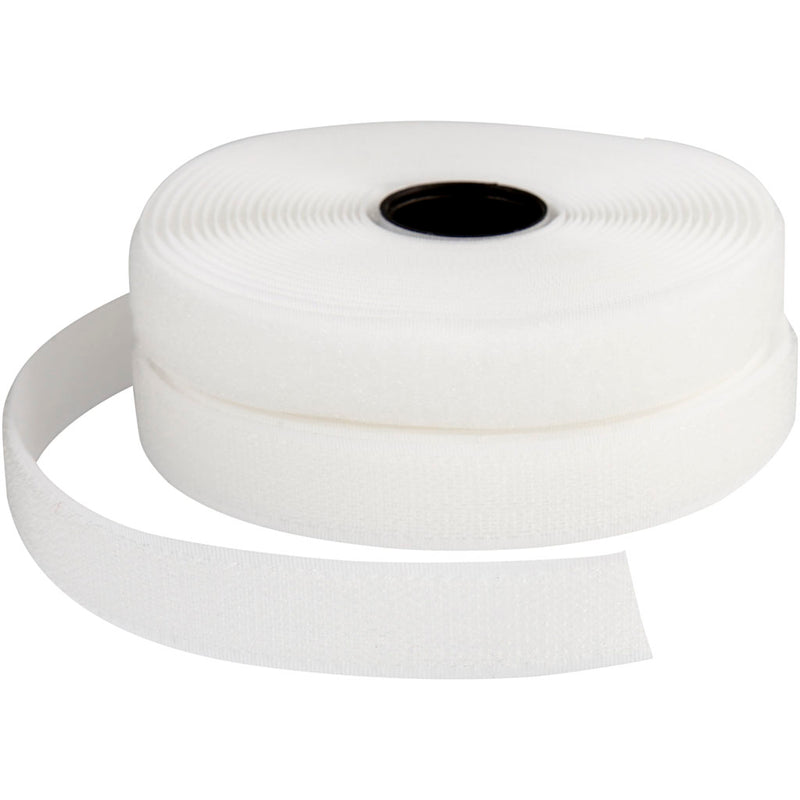 Load image into Gallery viewer, Https: www.cchobby.nl klitteband-haak-en-lussluiting-b-20-mm-wit-5-m-1-rol
