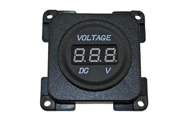 C-line voltmeter camper en caravan zwart - zonder verkoopverpakking