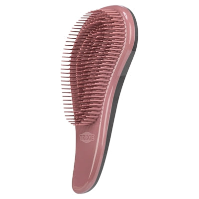 Trixie slickerborstel kunststof roze zwart