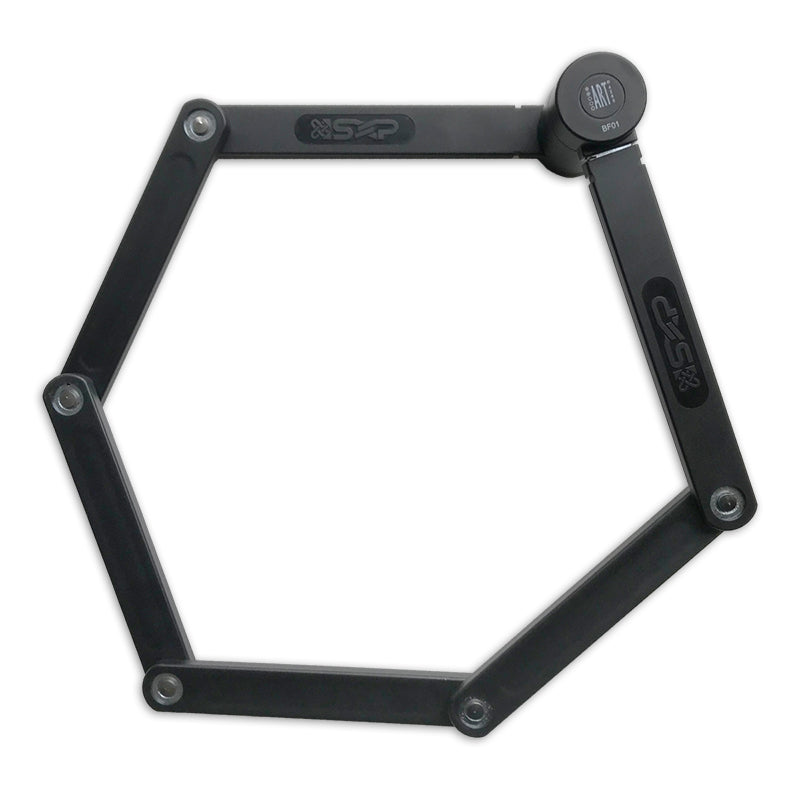 Load image into Gallery viewer, SXP ART 2 Vouwslot - Gehard Staal, Flexibel, 80cm, Fietsbeveiliging, Zwart

