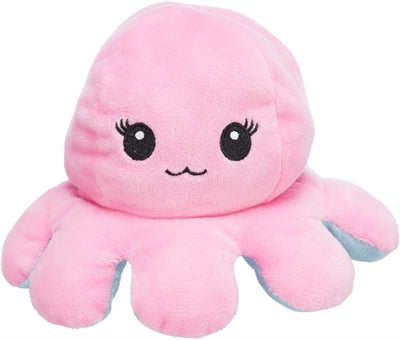 Load image into Gallery viewer, Trixie octopus omkeerbaar pluche grijs geel
