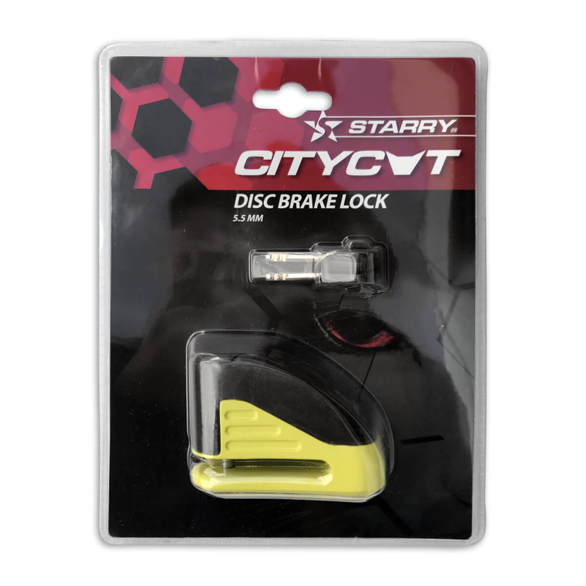 Schijfremslot Citycat 5,5mm