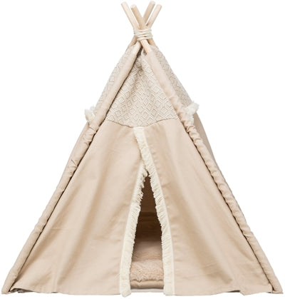 Load image into Gallery viewer, Trixie kattenmand tipi boho beige
