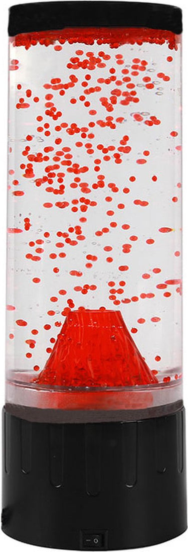 Itotal lavalamp rond 10,5 x 30 cm rood