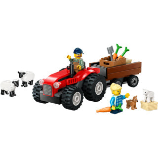 Load image into Gallery viewer, Lego city 60461 rode tractor met aanhanger en schapen
