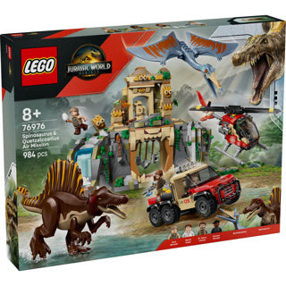 Load image into Gallery viewer, Lego jurassic world 76976 spinosaurus en quetzalcoatlus luchtmissie
