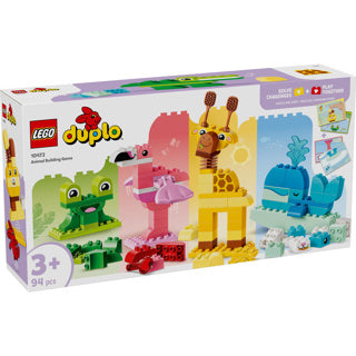 Afbeelding laden in galerijviewer, Lego duplo dierenbouwspel educatief montessori speelgoed voor kinderen met dieren figuren 10472
