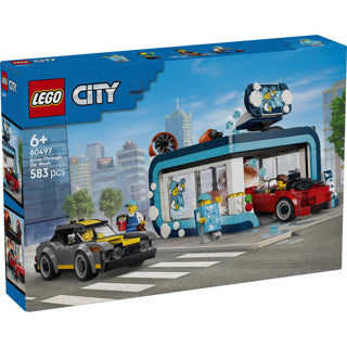 Lego city autowasstraat auto bouwpakket voor kinderen vanaf 6 jaar 60497