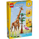 Lego creator 3in1 safaridieren speelgoed set met giraffe, gazelles en leeuw 31150