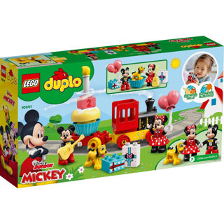 Afbeelding laden in galerijviewer, Lego duplo disney mickey minnie verjaardagstrein, bouwbaar speelgoed voor peuters 10941
