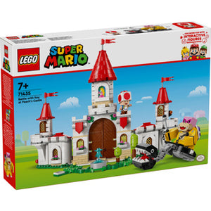 Lego super mario 71435 gevecht met roy bij peach' kasteel