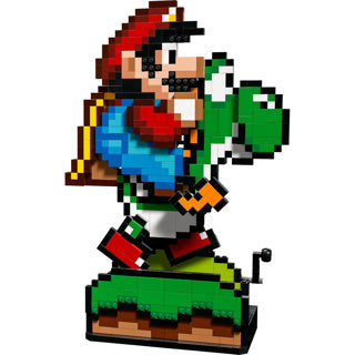 Lego 71438 super mario world: mario en yoshi