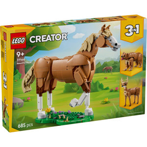 Lego ® creator 3in1 prachtig paard, dierenbouwset - 31166