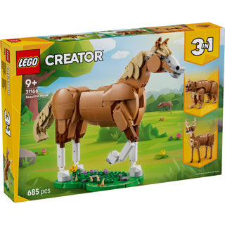 Lego ® creator 3in1 prachtig paard, dierenbouwset - 31166