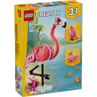 Lego ® creator 3in1 wilde dieren: roze flamingo set - 31170