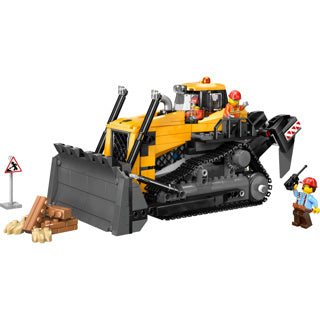 Lego ® city gele bulldozer, bouwplaatsvoertuig - 60466