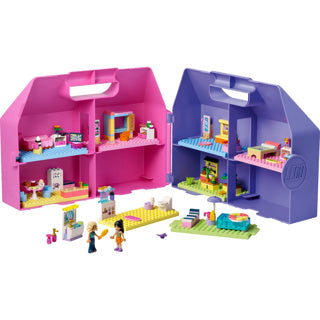 Afbeelding laden in galerijviewer, Lego friends creatieve poppenhuiskoffer poppenhuis met poppetjes speelgoed voor kinderen 42697
