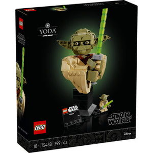 Lego star wars yoda buste bouwpakket voor volwassenen - 75438
