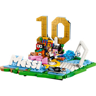 Afbeelding laden in galerijviewer, Lego editions lionel messi – voetbalhoogtepunten bouwpakket en kinderkamer decoratie - 43011
