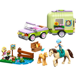 Lego friends 42695 trailer met paard en veulen