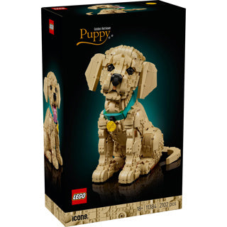 ギャラリービューアに画像をロードする, Lego ® icons golden retriever puppy - decoratieve dierenfiguur - bouwset voor volwassenen - 11384

