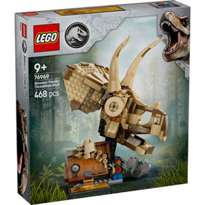 Lego jurassic world dinosaurusfossielen: triceratops schedel - 76969