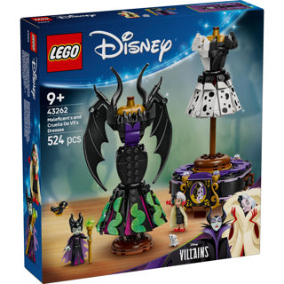 Afbeelding laden in galerijviewer, Lego ® disney villains - de jurken van maleficent en cruella de vil - 43262
