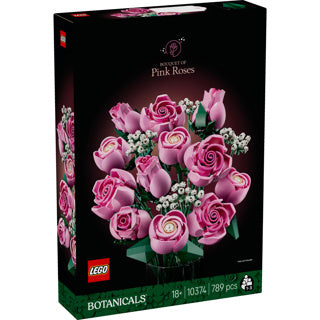 Lego botanicals roze rozenboeket - 10374
