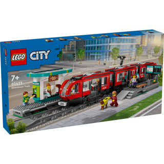 Chargez l'image dans la visionneuse de la galerie, Lego city stadstram en station - 60423
