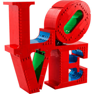 Afbeelding laden in galerijviewer, Lego art love woonaccessoire decoratie bouwpakket voor volwassenen, valentijnscadeau - 31214
