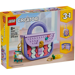 Lego creator 3in1 stijlvolle tas met opbergruimte, koffer en opbergdoosje speelgoed 31391