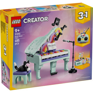 ギャラリービューアに画像をロードする, Lego creator 3in1 piano met kat en radio en platenspeler speelgoed voor kinderen 31392
