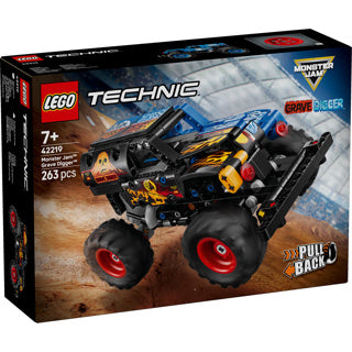 Lego technic 42219 monster jam grave digger vuur en ijs