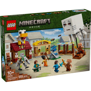 ギャラリービューアに画像をロードする, Lego minecraft de ghast-ballon aanval op het dorp - 21273
