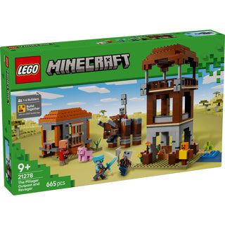 Afbeelding laden in galerijviewer, Lego minecraft de plunderaar buitenpost en verwoester bouwpakket - 21278
