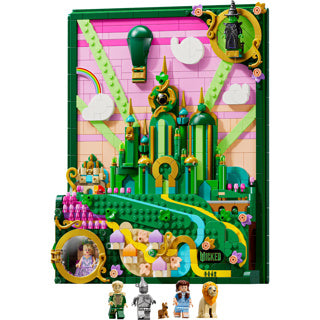 Lego - emerald city muurkunst - wicked - 75685