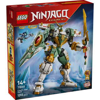 Chargez l'image dans la visionneuse de la galerie, Lego ® ninjago® 15-jarig jubileum: lloyds reusachtige mecha speelgoed 71860
