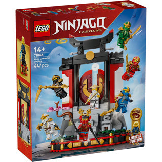 Lego ninjago 71866 15-jarig jubileum: display met ninjapersonages