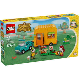 Lego animal crossing 77054 leifs caravan en winkel