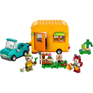 Load image into Gallery viewer, Lego animal crossing 77054 leifs caravan en tuinwinkel
